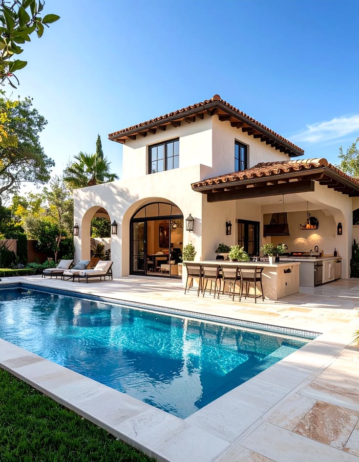 Premium outdoor architectural space with durable porcelain paving