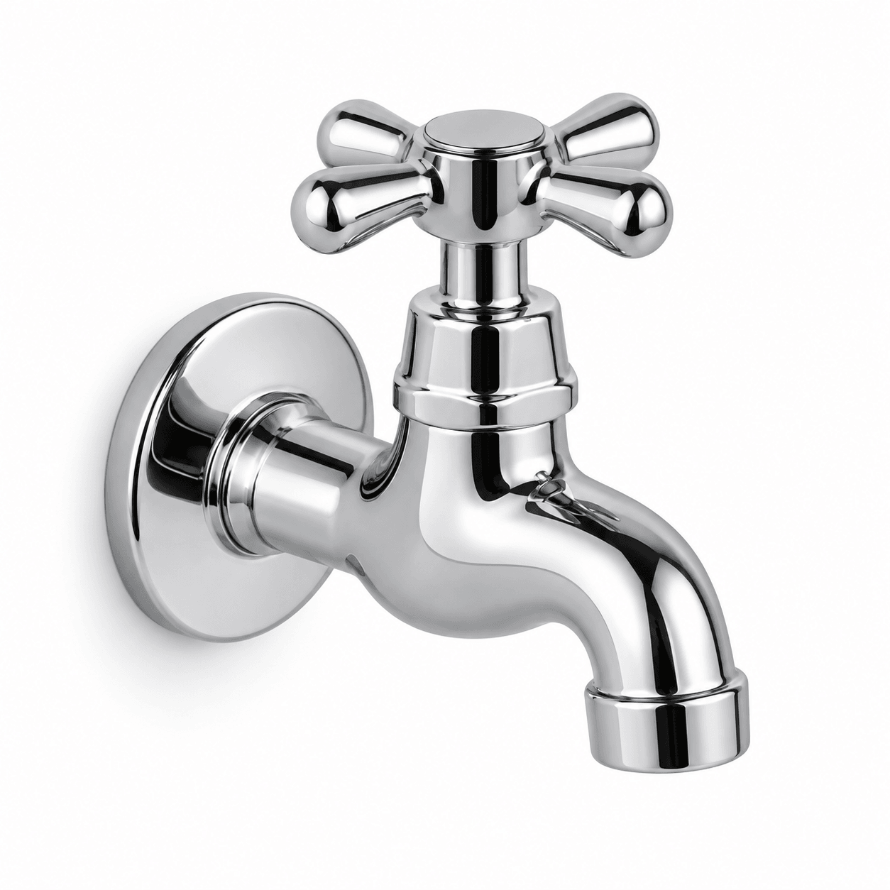 Illustrative bath & shower fitting; not an exact Sharif Bib Cock photograph