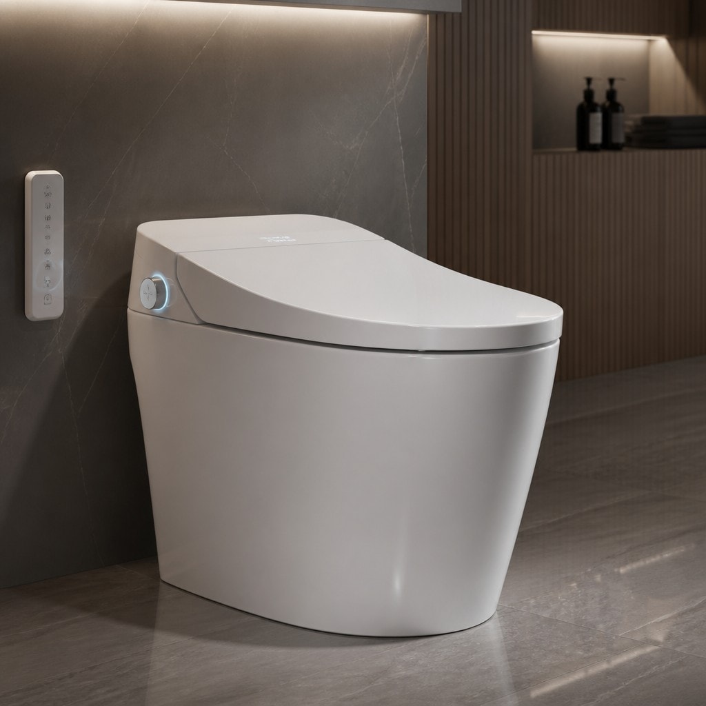 Toto Washlet intelligent toilet display