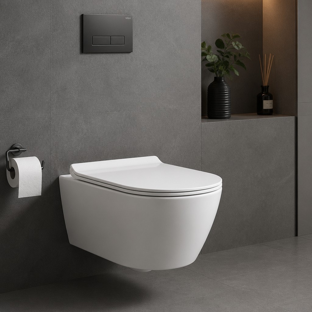 Charu wall-hung rimless water closet